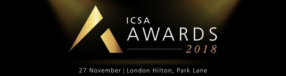 ICSA The Governance Institute Awards 2018