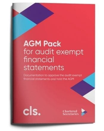 AGM pack exempt financial statements