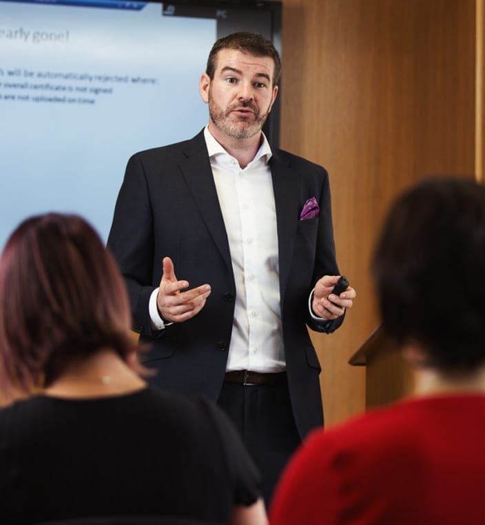 Acting as a company secretary